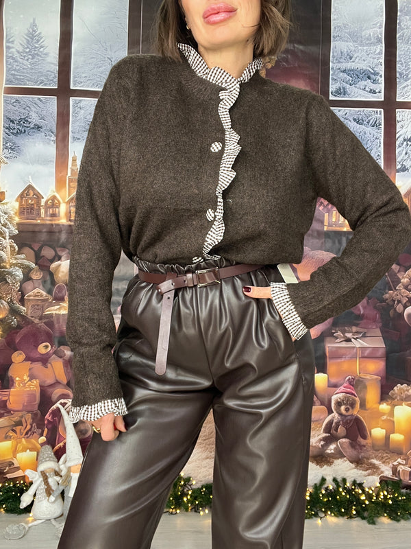 Cardigan Ruffle