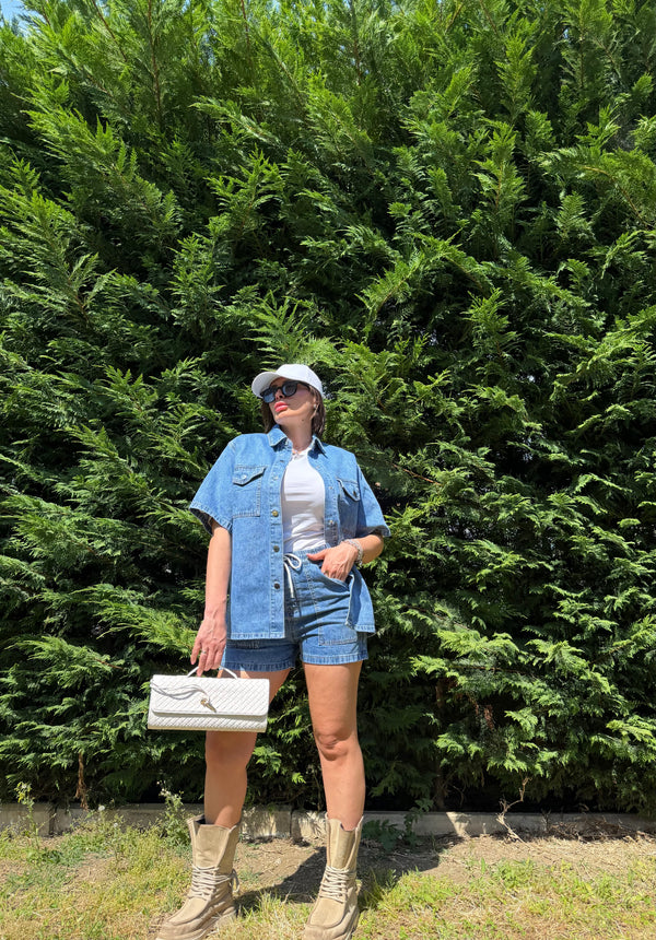 Co-ord denim estivo