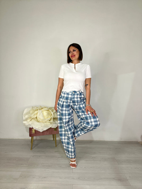 Pantalone Quadri Just