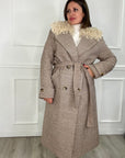 Cappotto Pied De poule Lumina