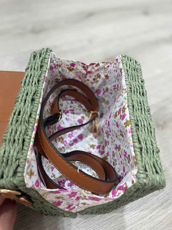 Box Clutch in paglia