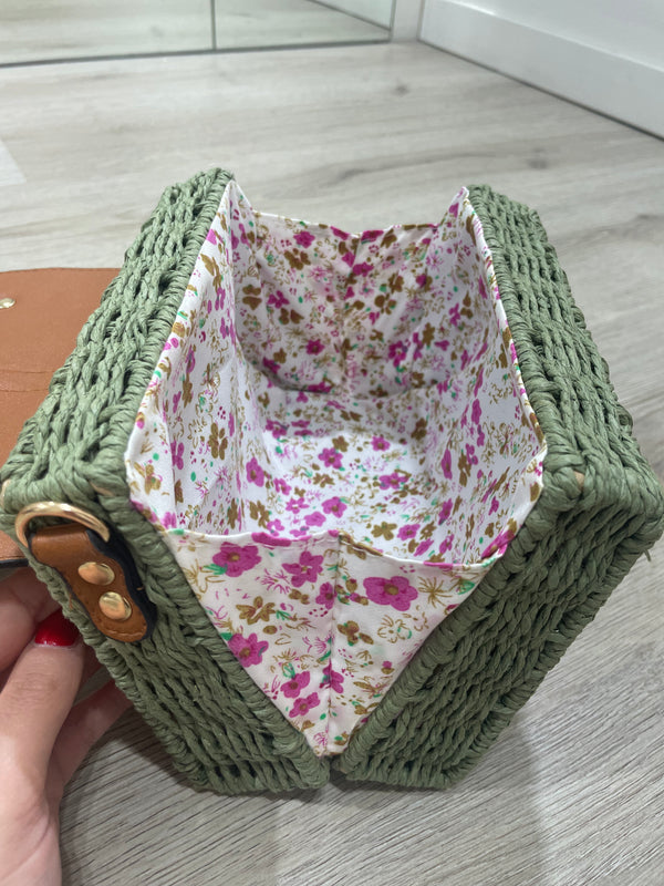 Box Clutch in paglia